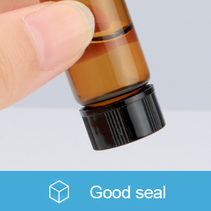 زجاجات الزيت للزيوت الأساسية، 36 قطعة 2 مل (5/8 درام) زجاجات أمبر زجاجات زجاجات، 2