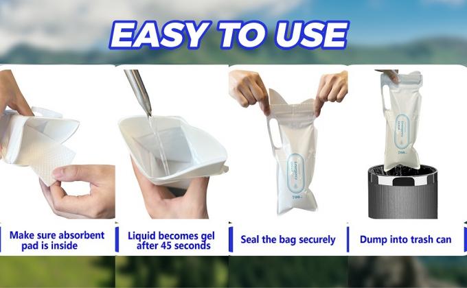 أكياس البول 700 مل أكياس البول للسفر للرجال أكياس البول للسفر للنساء السفر 0