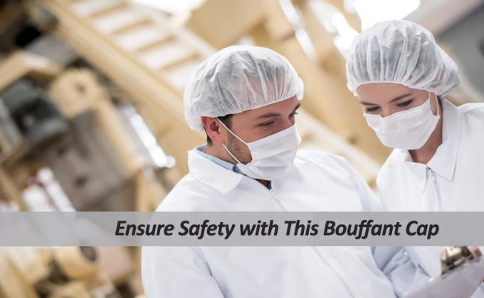 قبعة بوفانت لمرة واحدة بيضاء، 100 حزمة، شبكة شعر 24 بوصة قبعة بوفانت لمرة واحدة بيضاء، 100 حزمة، شبكة شعر 4