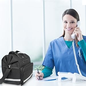 حقائب طبية كبيرة مقاومة للمياه حقيبة طبية كبيرة حقيبة طبية أولى الإسعافات الطبية حقيبة طوارئ صدمة محمولة 5