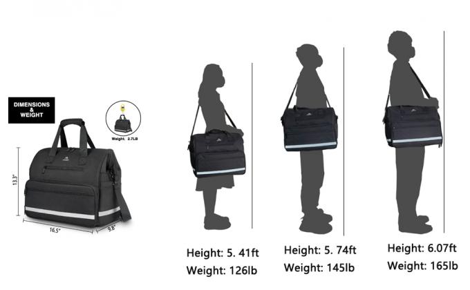 حقائب طبية كبيرة مقاومة للمياه حقيبة طبية كبيرة حقيبة طبية أولى الإسعافات الطبية حقيبة طوارئ صدمة محمولة 7