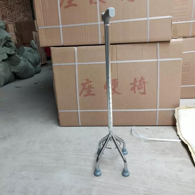 المشي والمركز المتحرك المتحرك المتحركات الألومنيوم سبيكة الفولاذ المقاوم للصدأ العكاز المسنة العصا المتناسبة للمشي 7