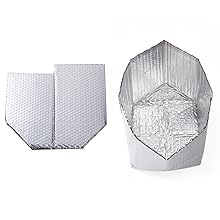 الصناديق العازلة من الأوراق الصفيحة للصناديق 8x8x8 حجم الحزمة المزدوج من الأطراف المعدنية من الأوراق الصفيحة العازلة صناديق الشحن العازلة 1