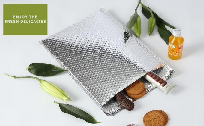 بريد حرارية 8 "× 11"، حزمة مراسلات معزولة للشحن البارد، غلافات البريد الورقي، مراسلات فقاعة باردة 0