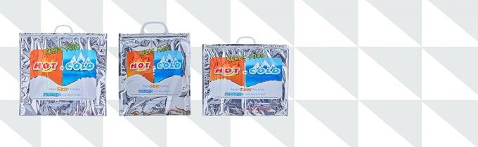 أكياس معزولة ساخنة وباردة لتوصيل الطعام، أكياس تسوق البقالة، تخزين الطعام للأطعمة المجمدة الساخنة للسفر 5