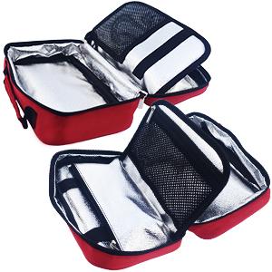 جهاز تبريد الأنسولين حقيبة سفر دواء مرضى السكري حقيبة تبريد مرضى السكري تنظيم الدواء مع 4 أكياس ثلجية 5