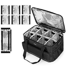 حقيبة طبية معزولة كبيرة مع مقسمات قابلة للتعديل، حقيبة صدمة سهلة التنظيف، حقيبة تخزين الإمدادات الطبية للمنزل 1