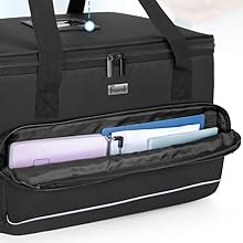 حقيبة طبية معزولة كبيرة مع مقسمات قابلة للتعديل، حقيبة صدمة سهلة التنظيف، حقيبة تخزين الإمدادات الطبية للمنزل 4