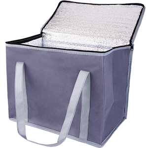 أكياس تبريد معزولة أكبر من الـ XXL مع إغلاق زيب، أكياس تسوق البقالة القابلة لإعادة الاستخدام تبقي الطعام دافئًا أو باردًا، قابلة للطي 4