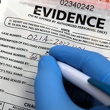 حقائب الأدلة للشرطة، حقائب الأدلة للسلامة العامة، حاوية أدلة مسرح الجريمة، 6 "&times; 8"، 100 حزمة 2