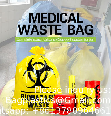الجودة  Hazardous Trash Can Liners – Medical Grade No Leak Bags - Biohazard Symbol for Safe Infectious Waste Disposal مصنع