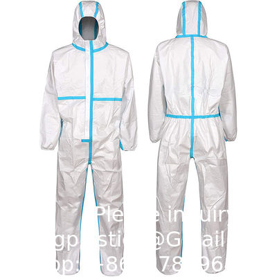 جودة  Ppekit Disposable Safety Coveralls Disposable Protection Chemical Protective Microporous Non-Woven Coverall OEM مصنع