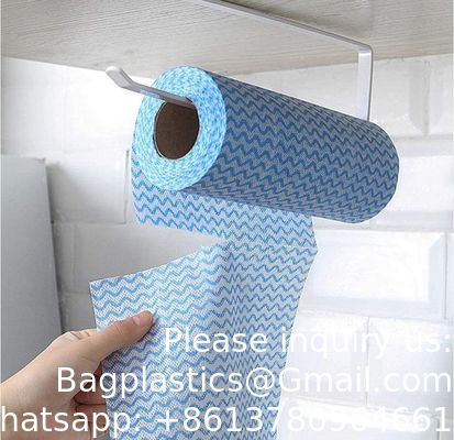 جودة  Eco Friendly Kitchen Cleaning Towels Nonwoven Dish Cloth Roll Disposable Washable Kitchen Cloths مصنع
