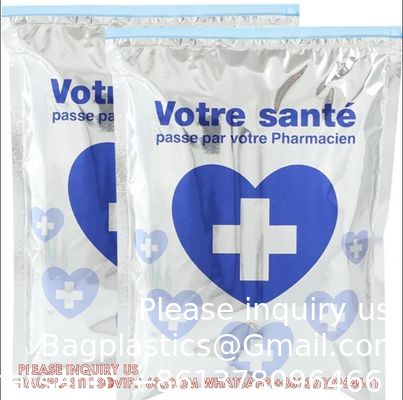 الجودة  Sustainable Recyclable Custom Size Foil Liner Insulation Bag Fruit Fresh-Keeping Medicines Thermal Cooler Bag مصنع