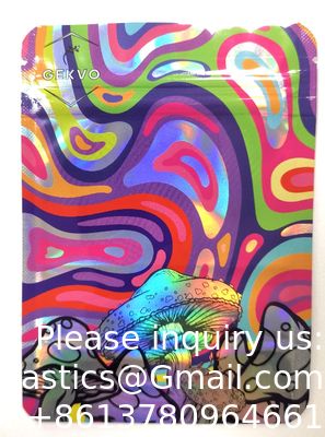 أكياس ناعمة الملمس ومضادة للرائحة وتغليف صالح للأكل ومطبوعة مقاومة للأطفال 3.5 أكياس مايلر مخصصة