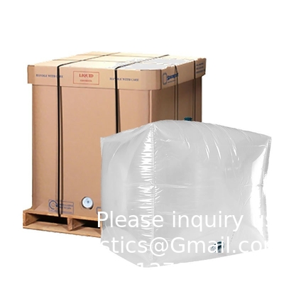 صناديق حاويات السوائل السائبة من فئة المواد الغذائية حاوية السوائب المتوسطة القابلة للطي Ibc IBC Tote Cove، سعة 275 جالونًا من مياه IBC