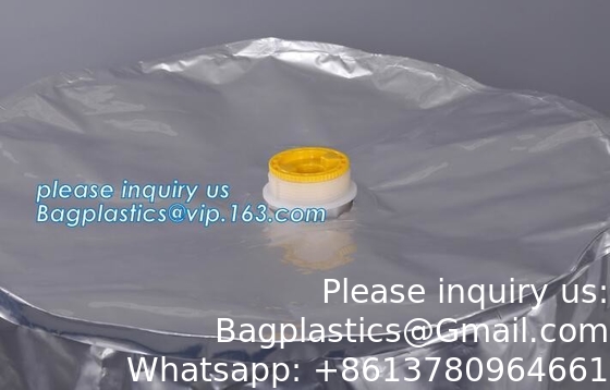الصناعة المخصصة مستديرة أسفل الألومنيوم ورق طلاء أكياس للطبل كيس طلاء مخصصة مرنة hd طبل طلاء 200 لتر