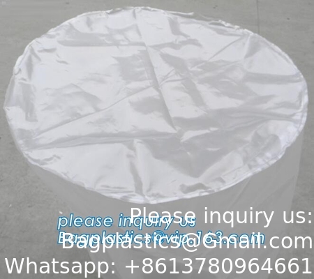 الصناعة المخصصة مستديرة أسفل الألومنيوم ورق طلاء أكياس للطبل كيس طلاء مخصصة مرنة hd طبل طلاء 200 لتر