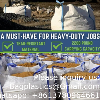 2000kg 1000kg Jumbo Fibc الحاوية السائبة الألومنيوم ورق التغليف Fibc كيس كبير الألومنيوم ورق التغليف أكياس