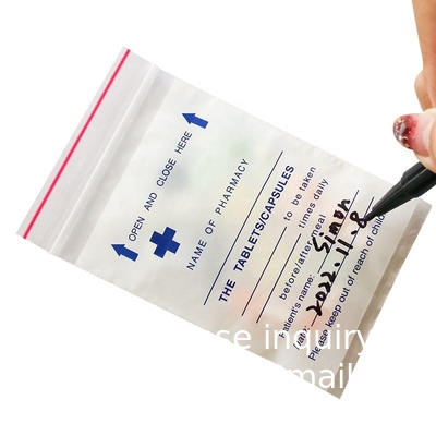 الطبية 100٪ Ldpe طباعة حبوب منع الحمل الطبية إعطاء المغلف التعبئة الثنائية الحقيبة الطبية المنظم