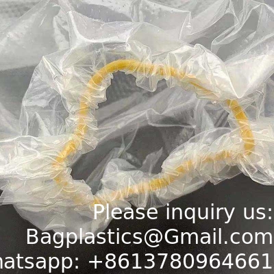 بيع بالجملة غطاء حذاء سميك غطاء ساق يد طويلة لمرة واحدة PE PP CPE غطاء ساق العجل المقاوم للماء لمرة واحدة