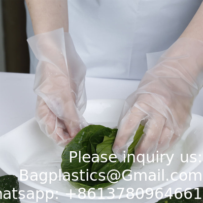 بيع بالجملة CPE TPE LDPE HDPE قفازات متعددة الأغراض الغذاء العمل المنزلي التنظيف الأزرق الشفاف أو أي لون