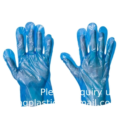 بيع بالجملة CPE TPE LDPE HDPE قفازات متعددة الأغراض الغذاء العمل المنزلي التنظيف الأزرق الشفاف أو أي لون