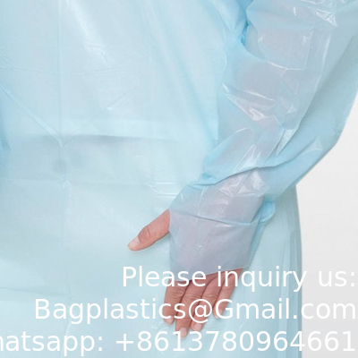 ثوب CPE، ملامح طبيّة بلاستيكيّة لمرضى الطبيب، ملامح خطرة بيولوجيّة، ملامح جراحية، شعار ملامح اختبار مخصصة