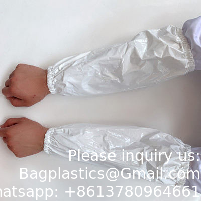الأكمام الطويلة، الأكمام القصيرة، أكمام العمل، مضاد للماء مضاد للتربة مضاد للزيت TPU / PVC الأكمام البلاستيكية / غطاء الأكمام