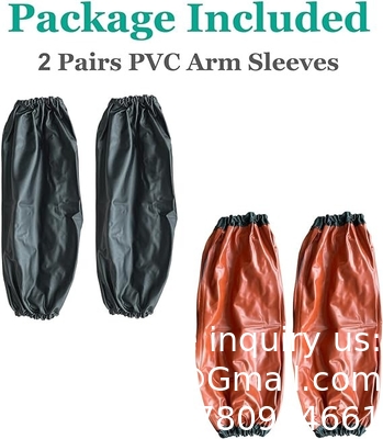 أغطية أكمام PVC ، واقية من الماء واقية من الزيت ، واقية الأكمام ، أكمام الذراع الواقية مع الأكمام المرنة