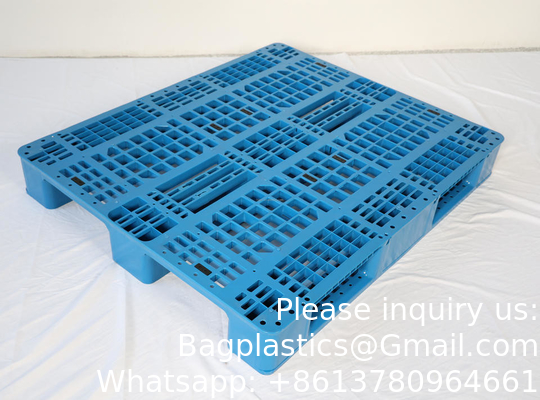 1200*1000 الصناعية ثلاثة سكيديس الحفاضات الوزن الثقيل اليورو HDPE الكبيرة قابلة للتراص أربعة طرق تخصيص الحفاضات البلاستيكية