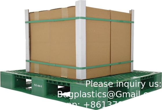 1200*1000 الصناعية ثلاثة سكيديس الحفاضات الوزن الثقيل اليورو HDPE الكبيرة قابلة للتراص أربعة طرق تخصيص الحفاضات البلاستيكية