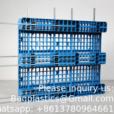 1200*1000 الصناعية ثلاثة سكيديس الحفاضات الوزن الثقيل اليورو HDPE الكبيرة قابلة للتراص أربعة طرق تخصيص الحفاضات البلاستيكية