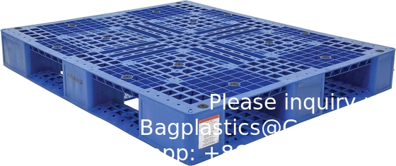 1200*1000 الصناعية ثلاثة سكيديس الحفاضات الوزن الثقيل اليورو HDPE الكبيرة قابلة للتراص أربعة طرق تخصيص الحفاضات البلاستيكية