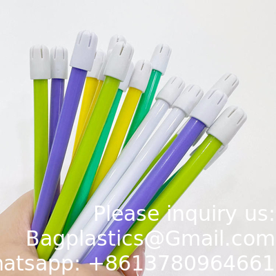 بيع بالجملة ملونة واضحة النصائح الشفافية أنبوب الص aspirator المستخدمة مرة واحدة طلقات لعاب الأسنان قابلة للثني