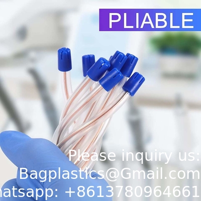طائرات اللعاب عالية الجودة ملونة شفافة إخلاء نصائح الشفط الجراحي طائرات لعاب أسنان لمرة واحدة