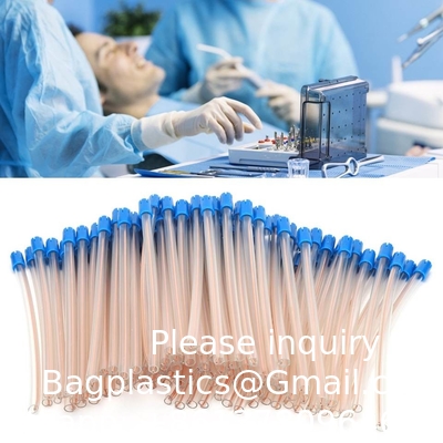 طائرات اللعاب عالية الجودة ملونة شفافة إخلاء نصائح الشفط الجراحي طائرات لعاب أسنان لمرة واحدة