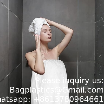 كيمونو لمرة واحدة غير منسوجة اليابان الرجال المرأة الملابس مادة PP أبيض ثوب أسود ملابس شعر ملابس رسمية للتدليك النيلون