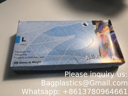 بيع بالجملة القفازات اليدوية المستخدمة لمرة واحدة لتجهيز الطعام TPE CPE HDPE أسود الشفاف القوة القفاز البلاستيكي المستخدم مرة واحدة