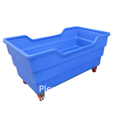1040x640x1750mm الصين المصنع HDPE ثقيلة الدوام عربة الغسيل الكبيرة للمستشفى الفندق والبلاستيك الكبيرة قفص عربة