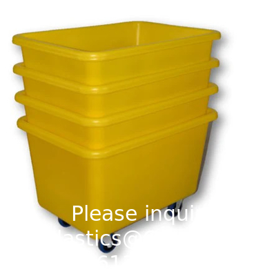 1040x640x1750mm الصين المصنع HDPE ثقيلة الدوام عربة الغسيل الكبيرة للمستشفى الفندق والبلاستيك الكبيرة قفص عربة