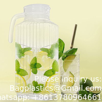 عالية الجودة 1800Ml كراف الماء العصير الزجاجي الجرة العصير إمدادات المطاعم، إمدادات المطبخ، إمدادات الفندق