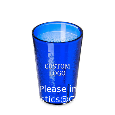 8 أوقية كأس Tumbler مخصص شعار أمبر كؤوس الشرب كؤوس المياه Tumbler البلاستيكي Tumbler كأس المشروبات