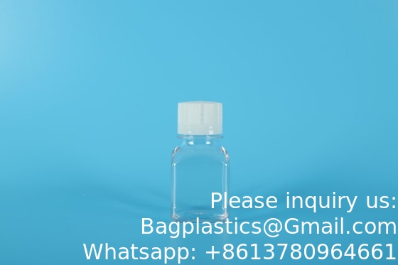 زجاجة المفاعل المختبر الإمدادات PETG 5ml ، 10ml ، 30ml ، 60ml ، 125ml بلاستيكية معقمة ثقافة الخلايا وسائل المفاعل زجاجة
