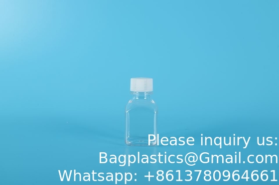 زجاجة المفاعل المختبر الإمدادات PETG 5ml ، 10ml ، 30ml ، 60ml ، 125ml بلاستيكية معقمة ثقافة الخلايا وسائل المفاعل زجاجة