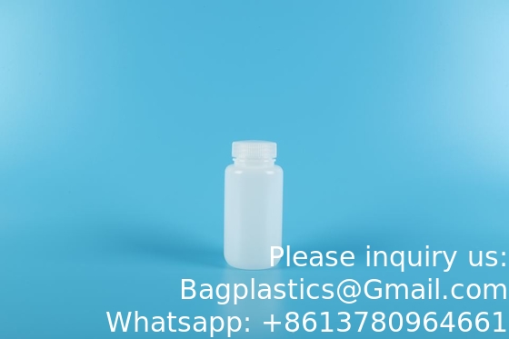 زجاجات البلاستيك HDPE واسعة الفم زجاجات عينة المختبر زجاجات المختبر المفاعل زجاجات العينة زجاجات الختم