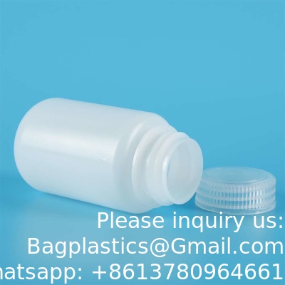 زجاجات البلاستيك HDPE واسعة الفم زجاجات عينة المختبر زجاجات المختبر المفاعل زجاجات العينة زجاجات الختم