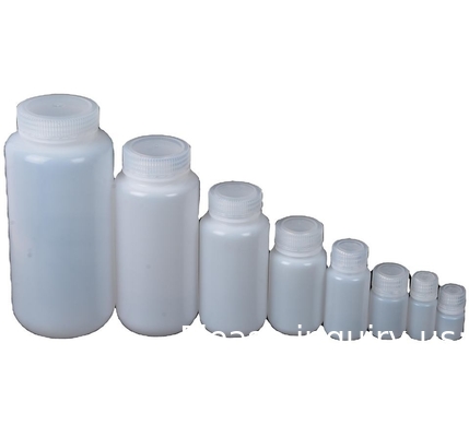 زجاجات البلاستيك HDPE واسعة الفم زجاجات عينة المختبر زجاجات المختبر المفاعل زجاجات العينة زجاجات الختم