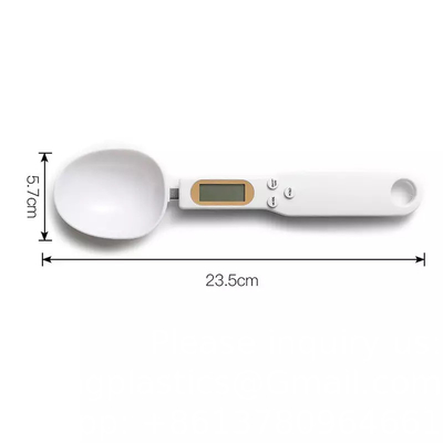 الميزان 500g 300g 0.1g الالكتروني وزن الجرام الكهربائية شاشة LCD العرض الرقمي قياس الوزن الرقمي ملعقة الميزان