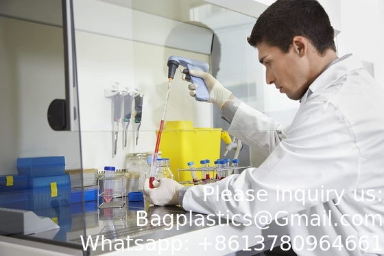 أنابيب الطرد المركزي المخروطية 15mL، أنابيب اختبار بلاستيكية معقمة مع غطاء المسمار، حاوية البولي بروبلين مع الدراسات العليا